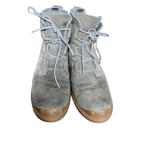 Sorel Toronto Suede Lace Up Wedges Ankle Boots Size 8.5 - Picture 2 of 10